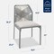 Best Choice Products Set of 2 Indoor/Outdoor Aluminum Woven Side Dining Chairs w/ All-Weather Rope